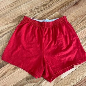 Soffe Gym Shorts Red Womens small